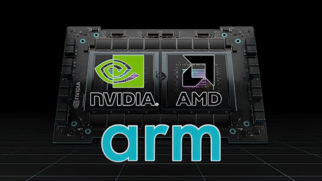 ARM Nvidia AMD