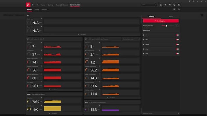 AMD Adrenalin Software Window 11 KB5030310