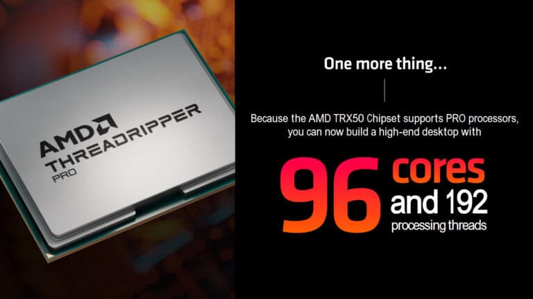 Threadripper Pro 7995WX OC : près de 150000 pts sur Cinebench R23