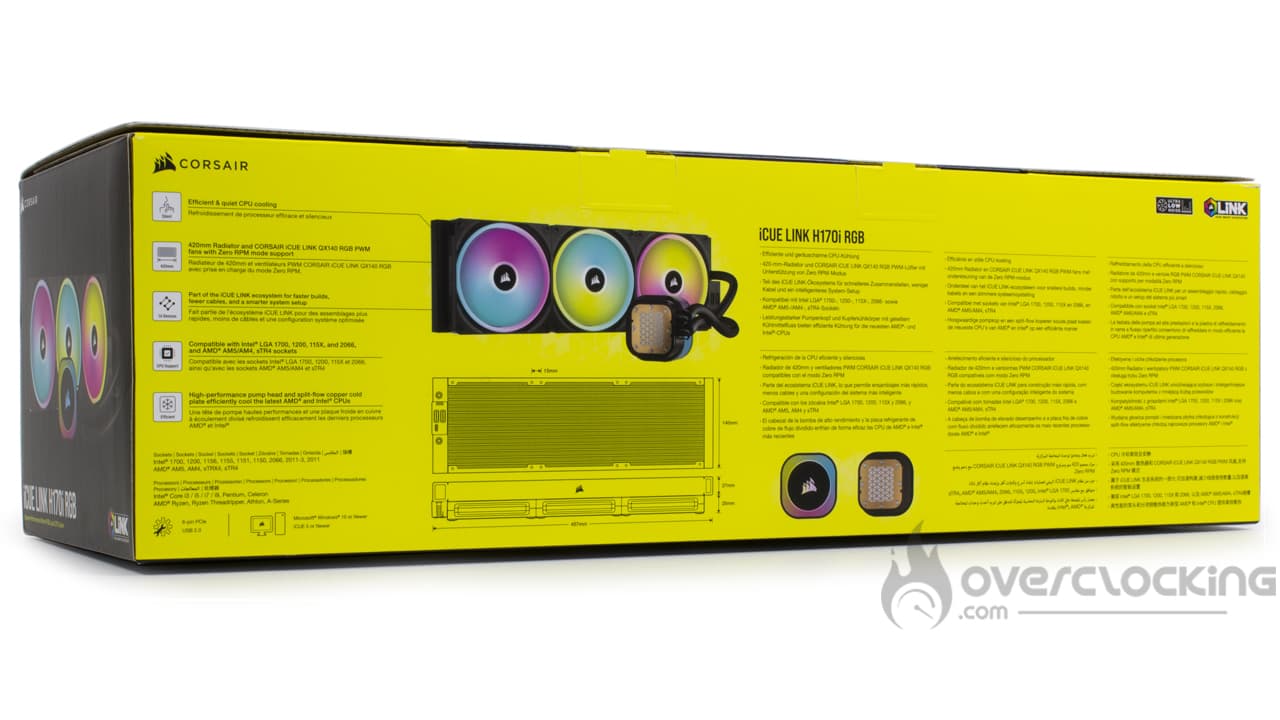 Corsair iCUE Link H170i RGB boîte