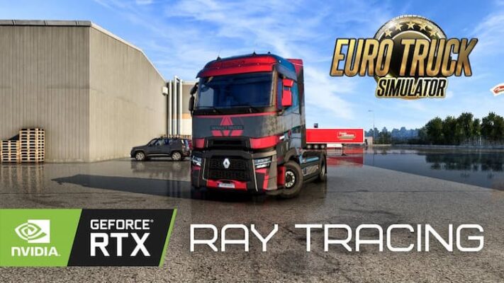Euro Truck Simulator 2 path tracing