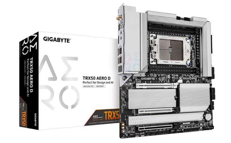 Gigabyte dévoile sa carte mère TRX50 AERO D
