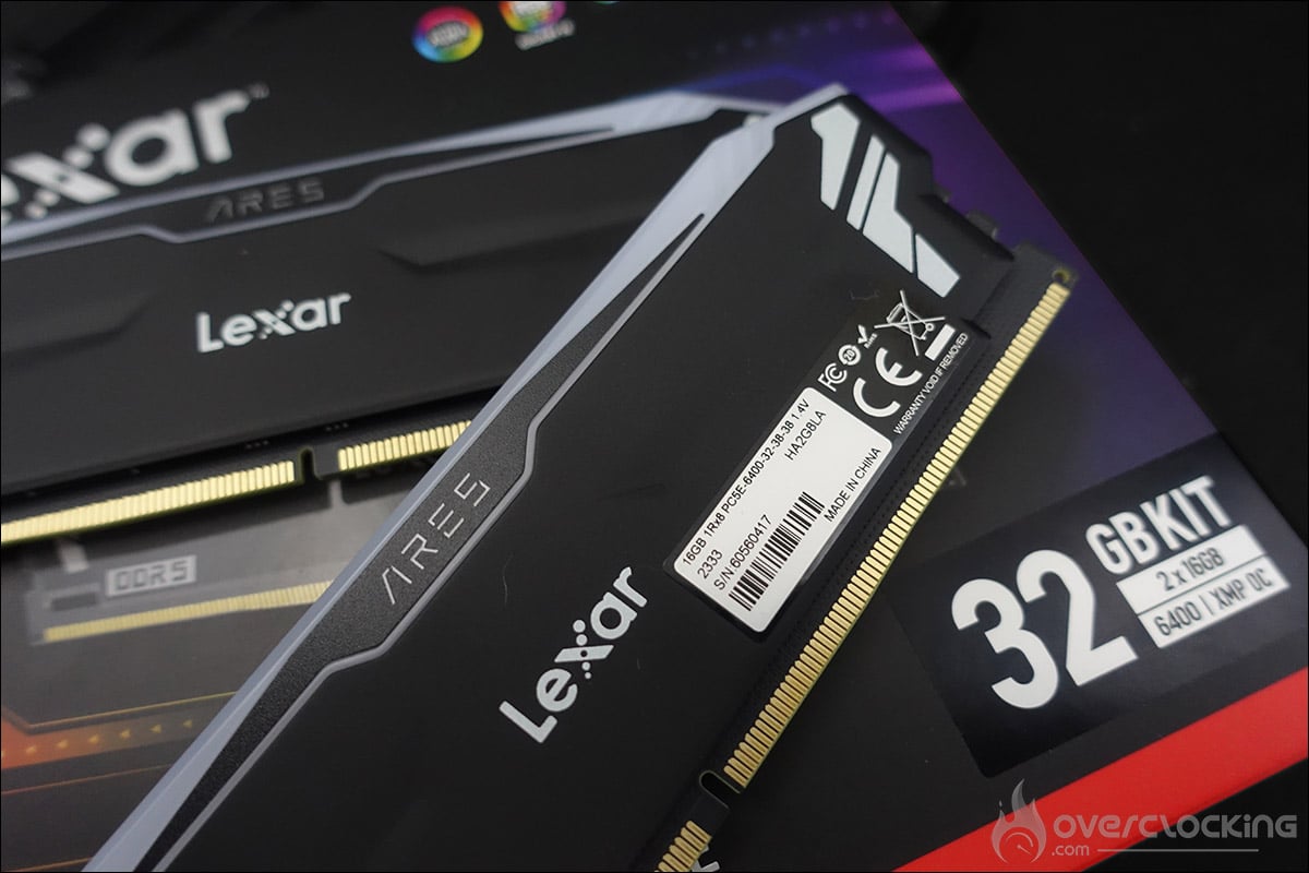 Le kit mémoire DDR5 Mexar ARES 6400 CL32