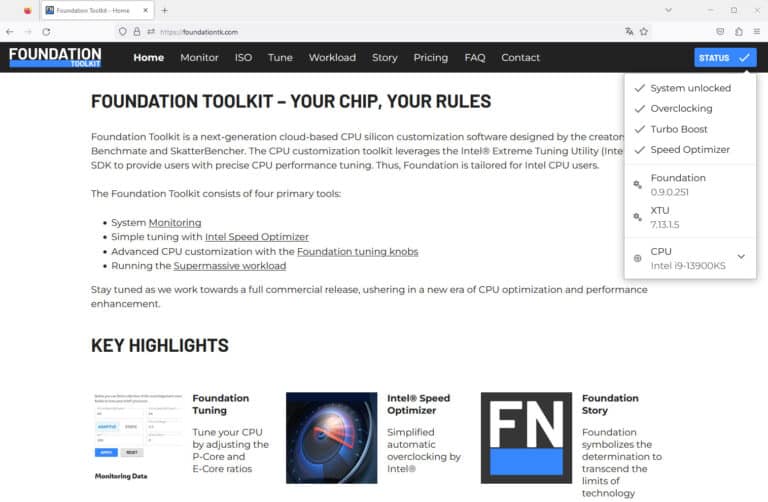 Le nouveau logiciel Foundation Toolkit