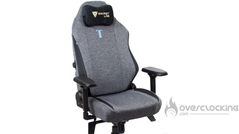 Test – Secretlab Evo + Skin tissu Charcoal Blue