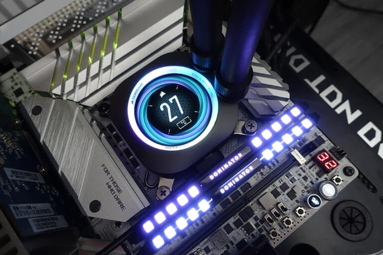 Test : le waterblock Corsair XC7 RGB Elite LCD