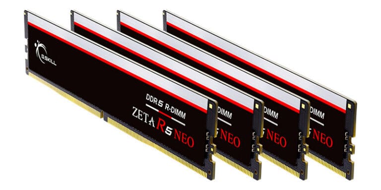 G.SKill annonce le kit Zeta R5 Neo DDR5 R-DIMM