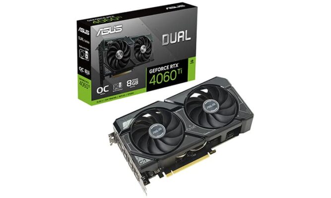 Asus RTX 4060 Ti Dual M.2
