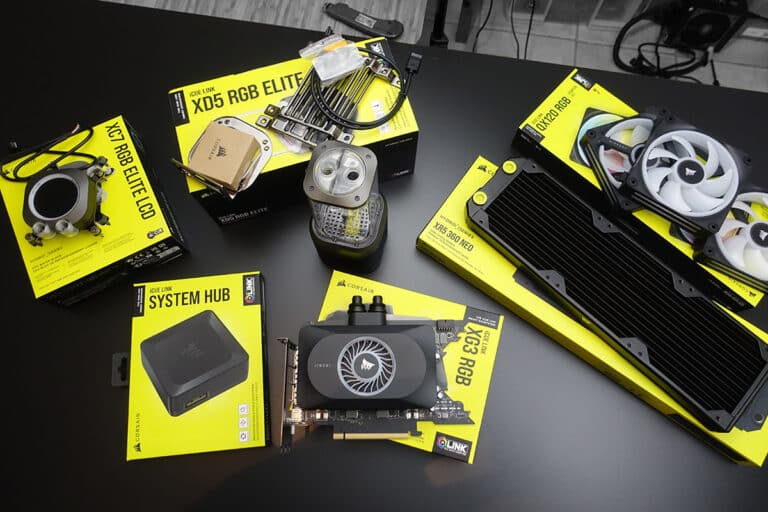 La boucle de refroidissement custom Corsair iCUE Link