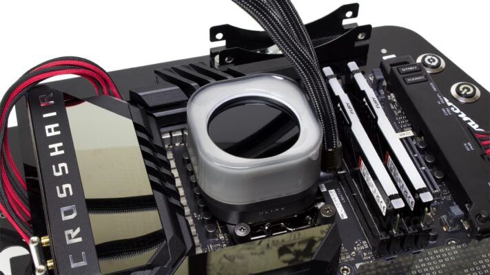 Corsair iCUE Link H150i LCD montage AMD 2