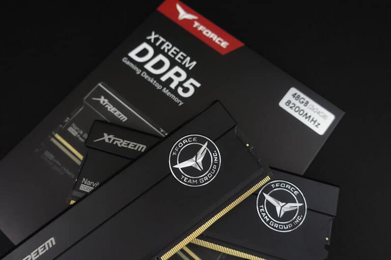 Test : 2 x 24 GB Teamgroup T-Force Xtreem 8200 MT/s CL38