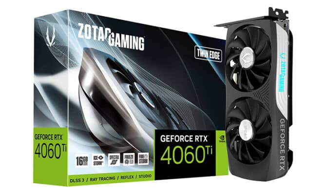 Zotac RTX 4060 Ti 16 Go Twin Edge
