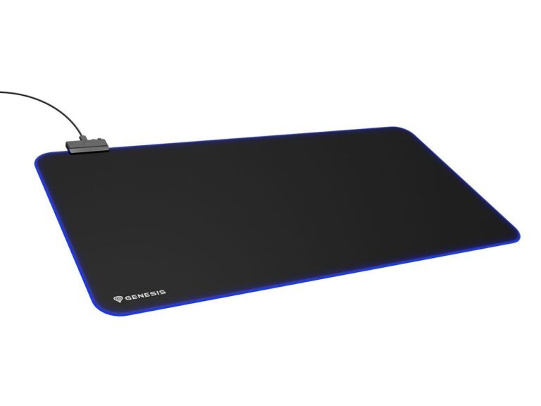 Genesis nous propose le tapis Boron 500 XXL RGB Logo