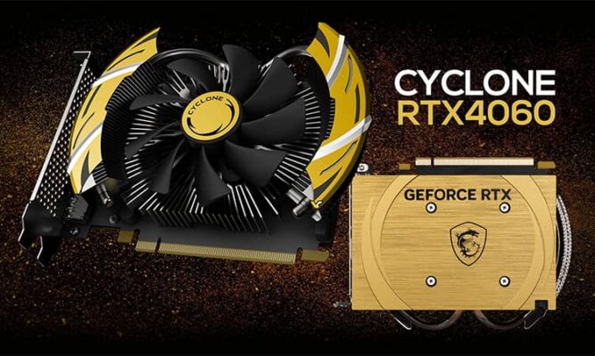 MSI RTX 4060 Cyclone !