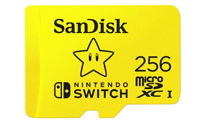 Sandisk MicroSD 256 Go Nintendo