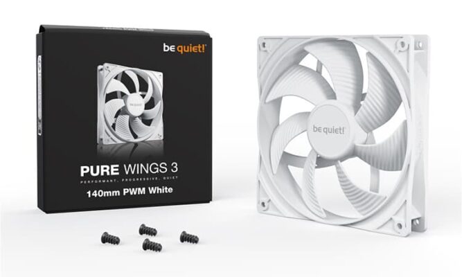 be quiet! Pure Wings 3 white