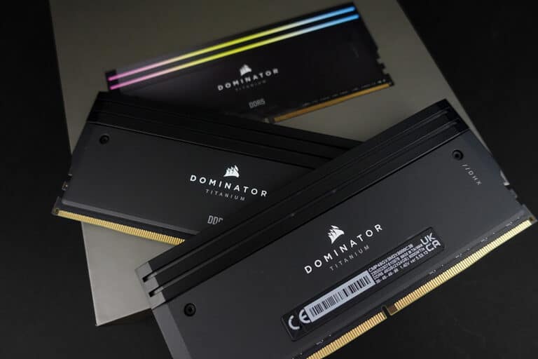 Test : 48 GB Corsair Dominator Titanium 8000 MT/s CL38