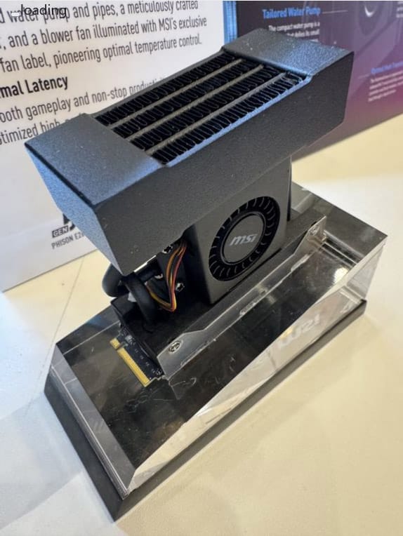 [CES 2024] MSI se lâche sur le Spatium M580 FROZR Liquid