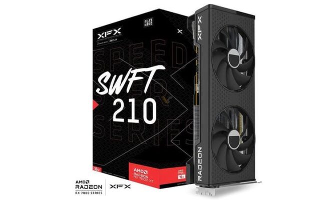 RX 7600 XT SWFT 210