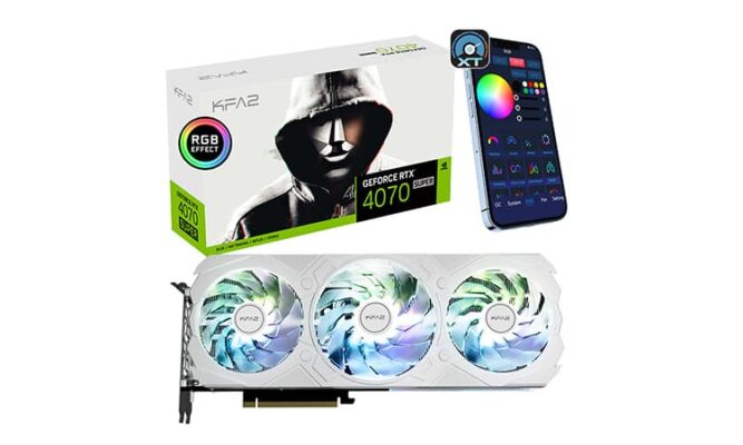 KFA2 RTX 4070 Super EX blanche