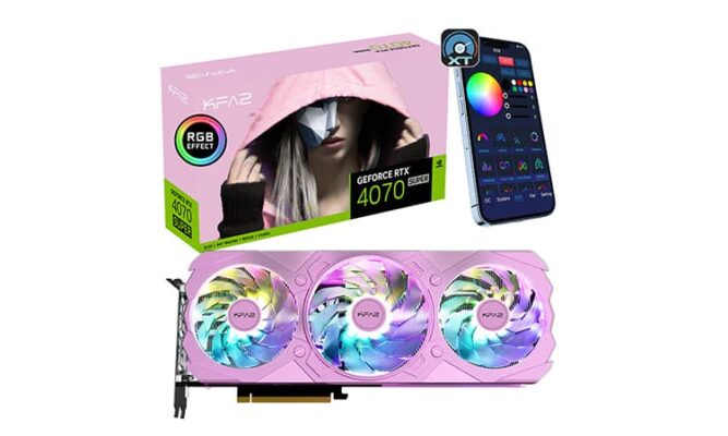 KFA2 RTX 4070 Super EX rose