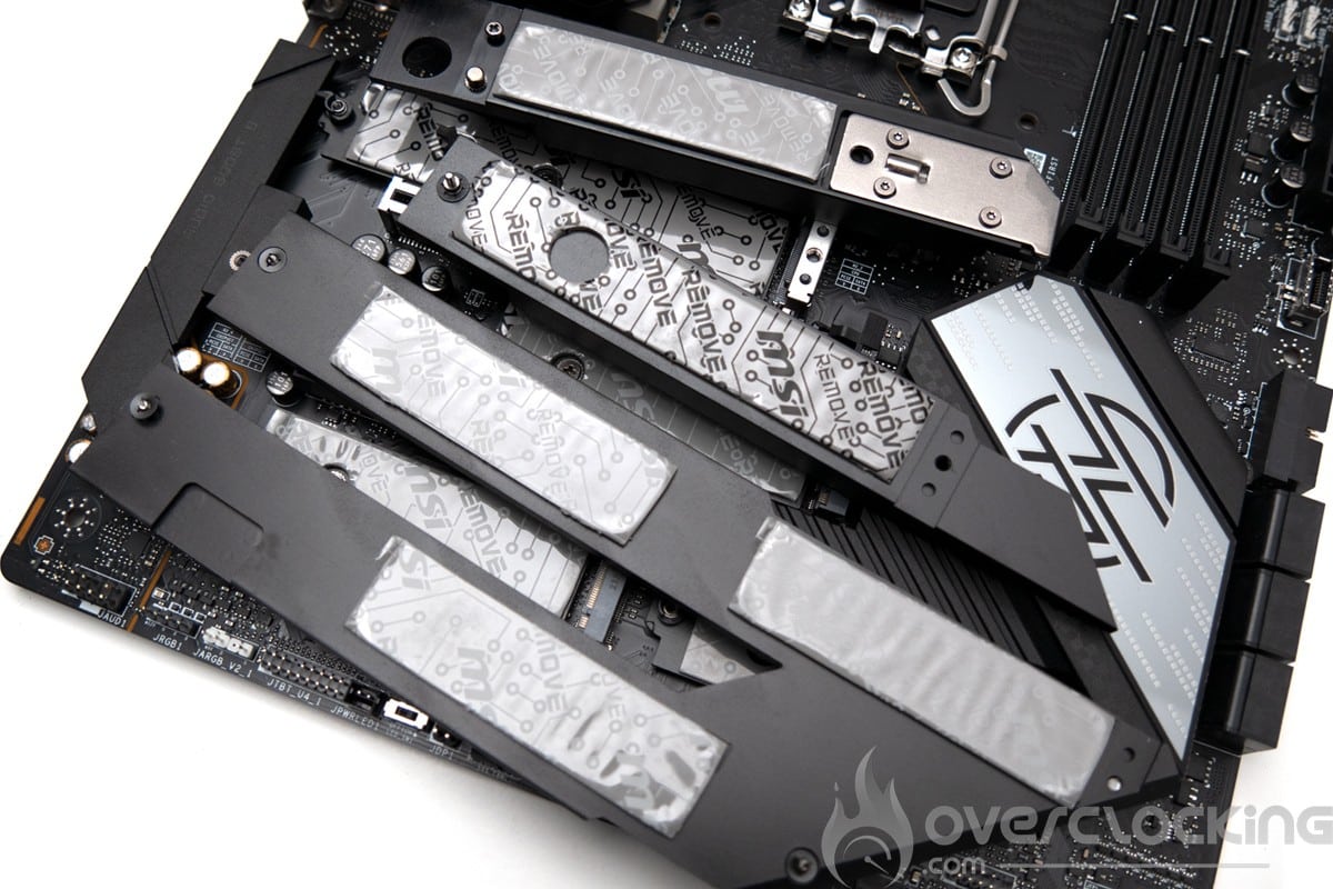 MSI MPG Z790 Carbon Max Wifi - radiateurs M.2