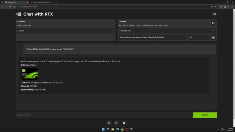ChatRTX : une mise à jour corrigeant des failles de sécurité !