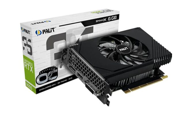 Palit RTX 3050 6 Go SotrmX
