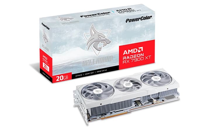 PowerColor lance une RX 7900 XT Hellhound blanche !