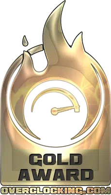 Overclocking.com Gold Award