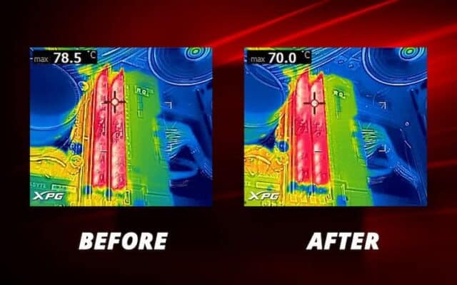 ADATA XPG revêtement thermique