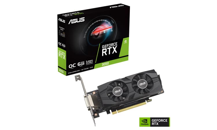 Une RTX 3050 6 Go low profile chez ASUS !