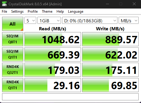 Kingston XS1000 2TB SSD Externe