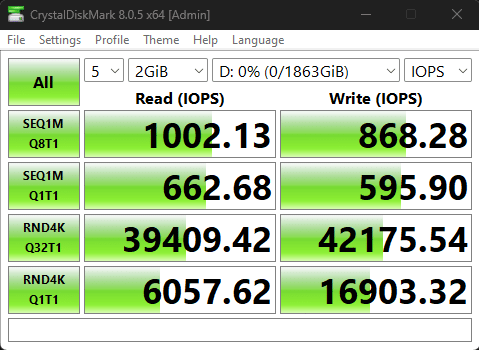 Kingston XS1000 2TB SSD Externe