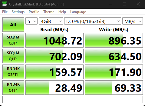 Kingston XS1000 2TB SSD Externe