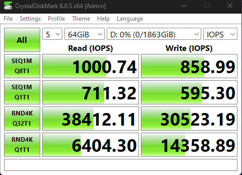 Kingston XS1000 2TB SSD Externe
