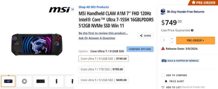 Claw A1M