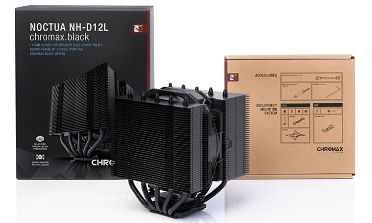 NH-D12L chromax.black : nouveau ventirad noir chez Noctua !