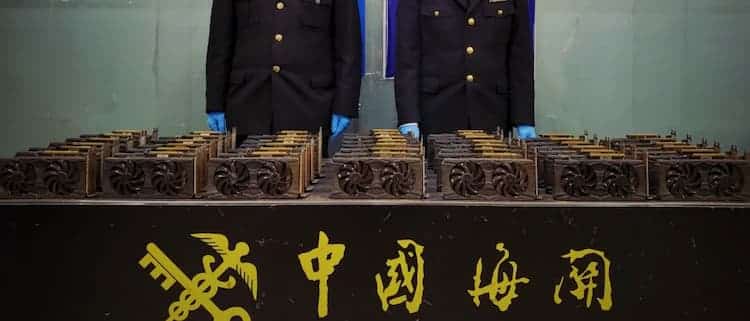 44 GPU saisis lors d&rsquo;un passage aux douanes de l&rsquo;aéroport Shanghai Pudong