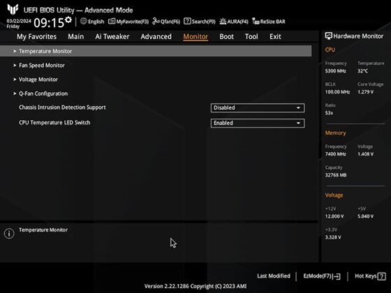 Optimisation Bios Tweak League