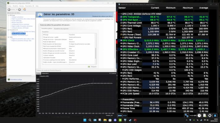 Asus RTX 4060 Dual OC optimisation
