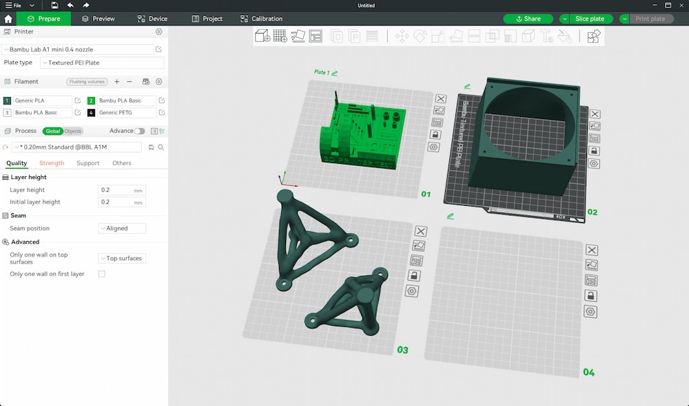 Bambu Lab A1 mini test imprimante 3D