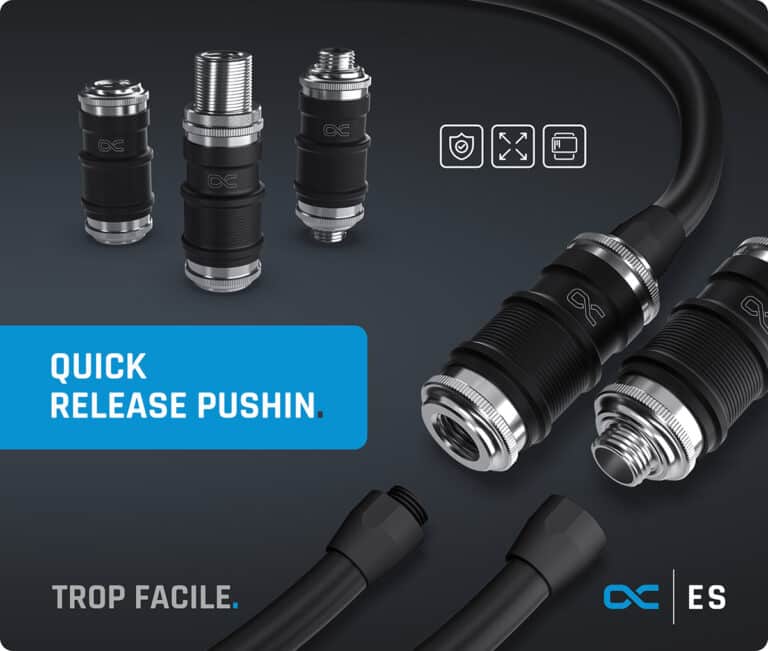 Nouveaux raccords rapides Alphacool ES Quick Release BLH1A