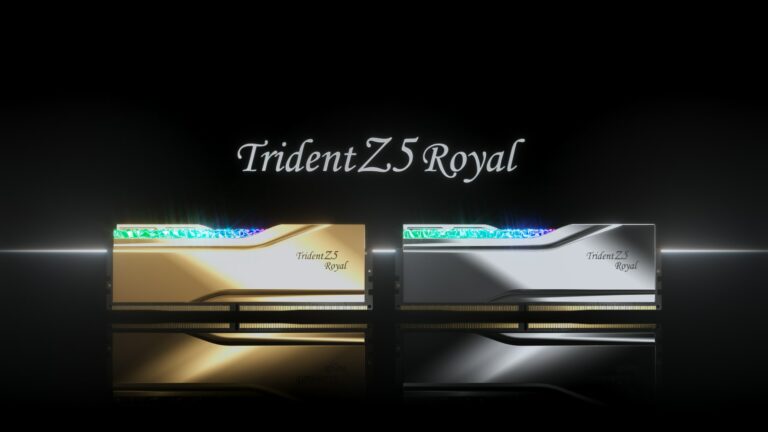 De la Trident Z5 Royal Neo à faible latence chez G.Skill !