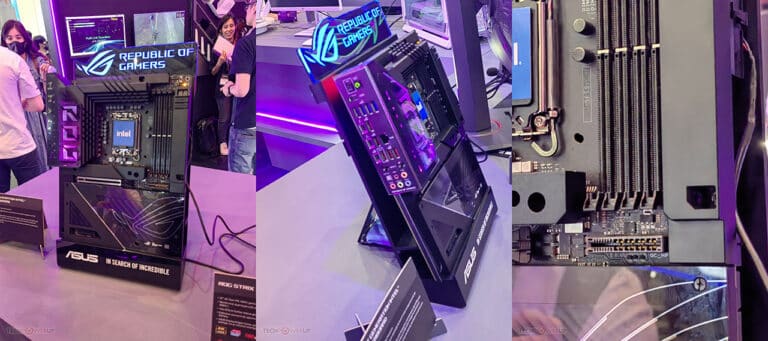 [Computex] Une Z890 Hero façon BTF sur le stand d&rsquo;ASUS !