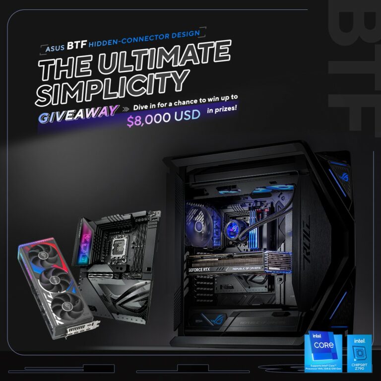 Concours ASUS pour gagner des composants BTF