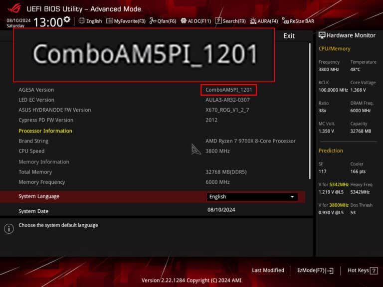 BIOS AMD AGESA 1.2.0.1 : une augmentation du TDP pour les 9000X ?