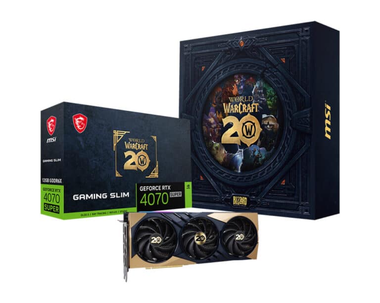 [GAMESCOM] MSI fête les 20 ans de WoW avec une RTX 4070 SUPER