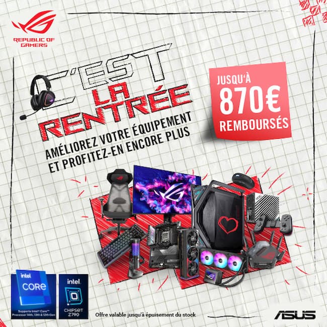 Asus dégaine des promos pour cette rentrée : voici les offres