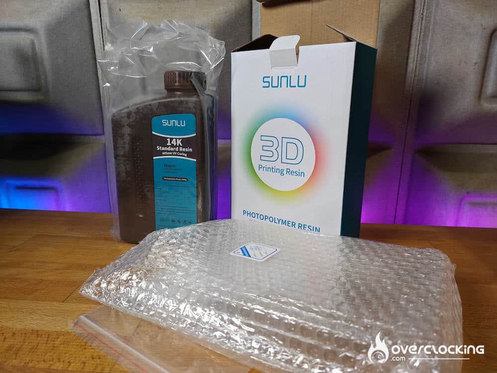 Sunlu Resine 14k Standard test